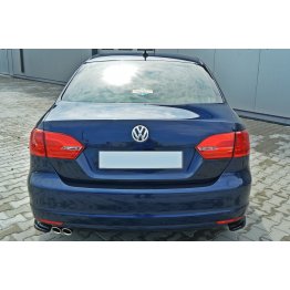 Накладки сплиттеры боковые на задний бампер на Volkswagen Jetta VI